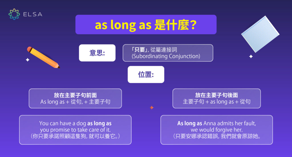 as long as 是什麽?