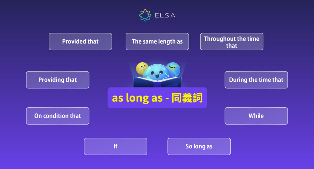 as long as同義詞