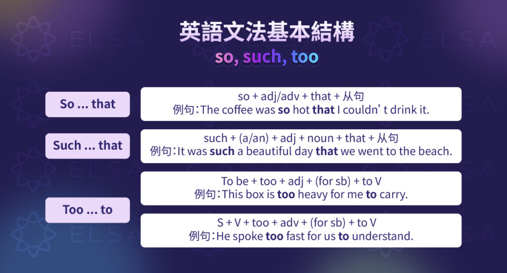 so, such, too 用法