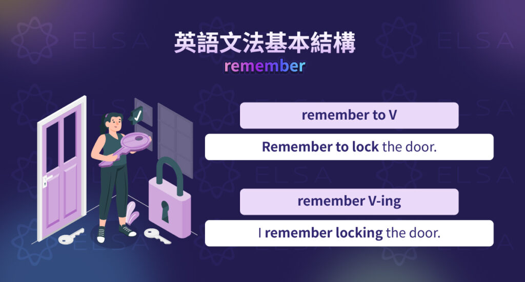 remember 用法
