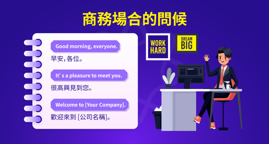 商業環境中的問候