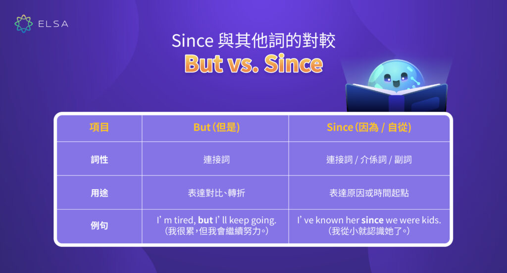 but 和 since 用法