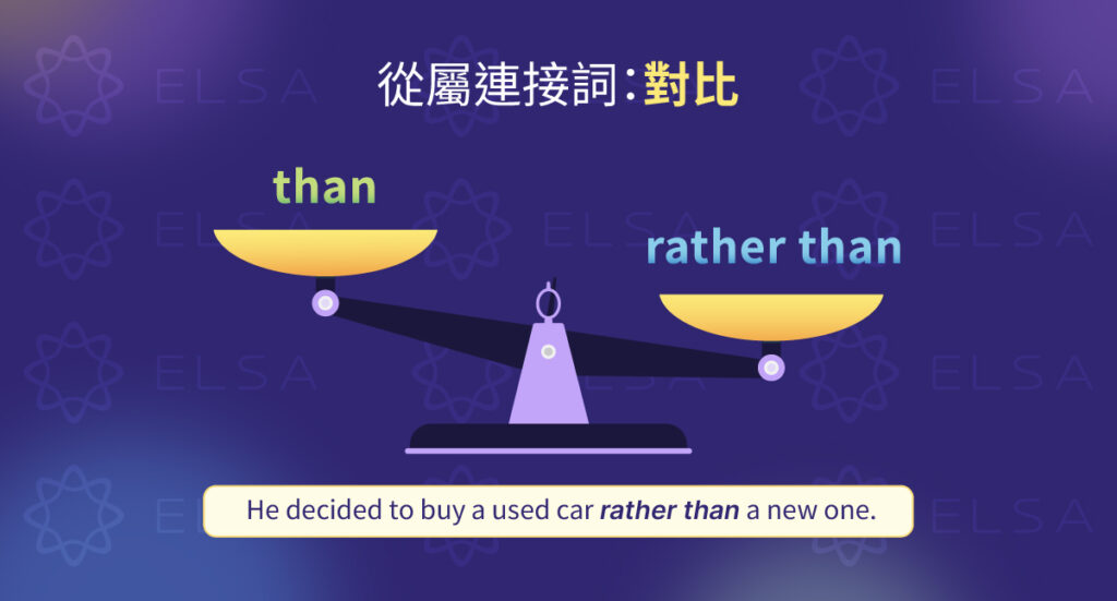 表示比較的從屬連接詞