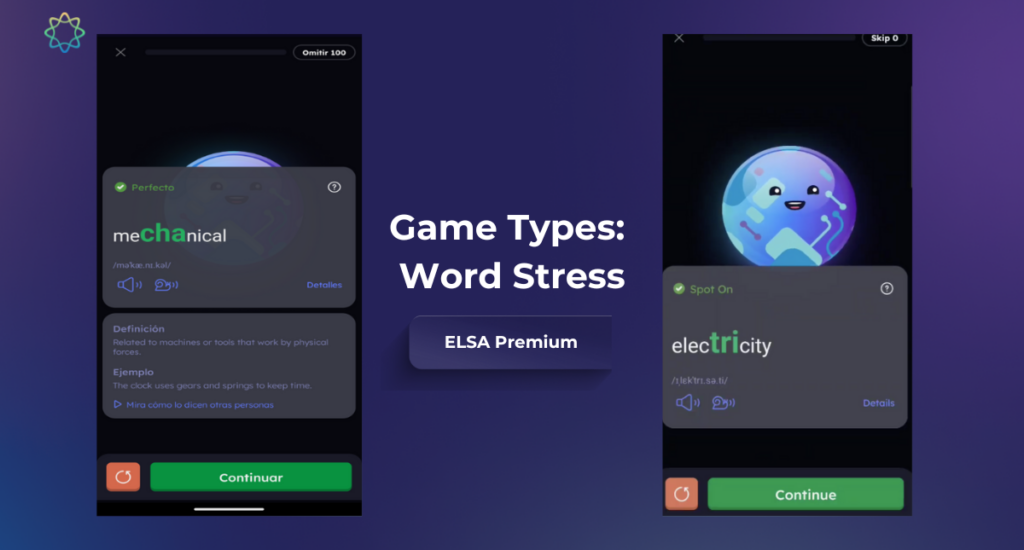 單詞重音 (Word Stress game)
